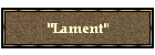 "Lament"